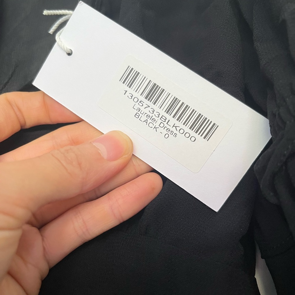NWT Reformation Laurelei dress in black - Picture 7 of 7